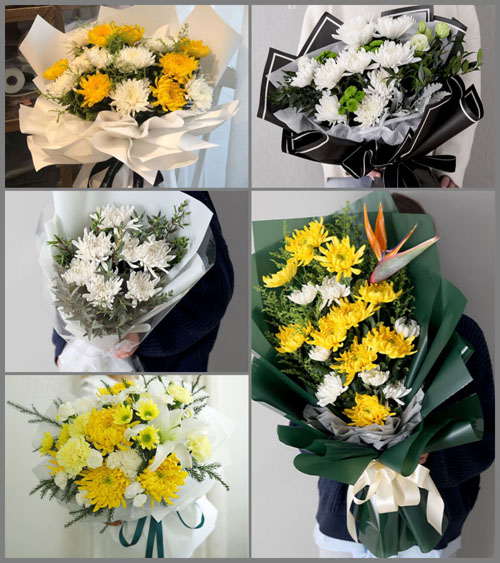 湖北襄阳市谷城县石花镇杨家湖村白事花束代送